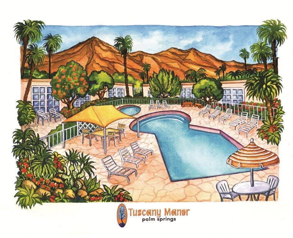 Tuscany Manor Palm Springs Bagian luar foto